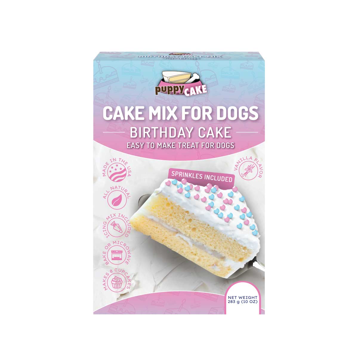 Puppy cake cake sales mix