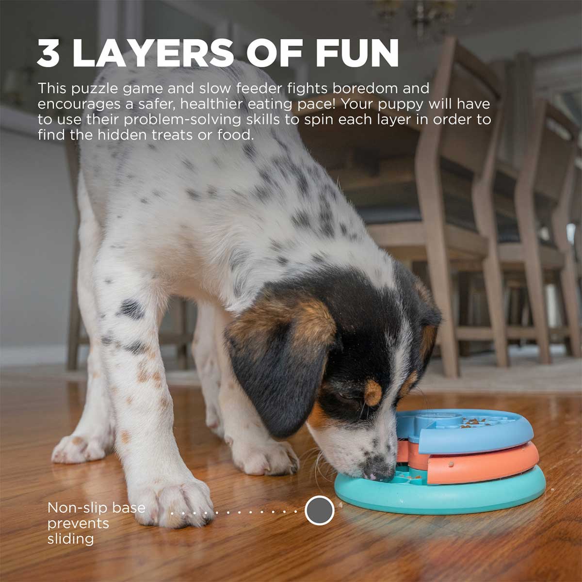 Puppy Lickin Layers Dog Puzzle - Intermediate