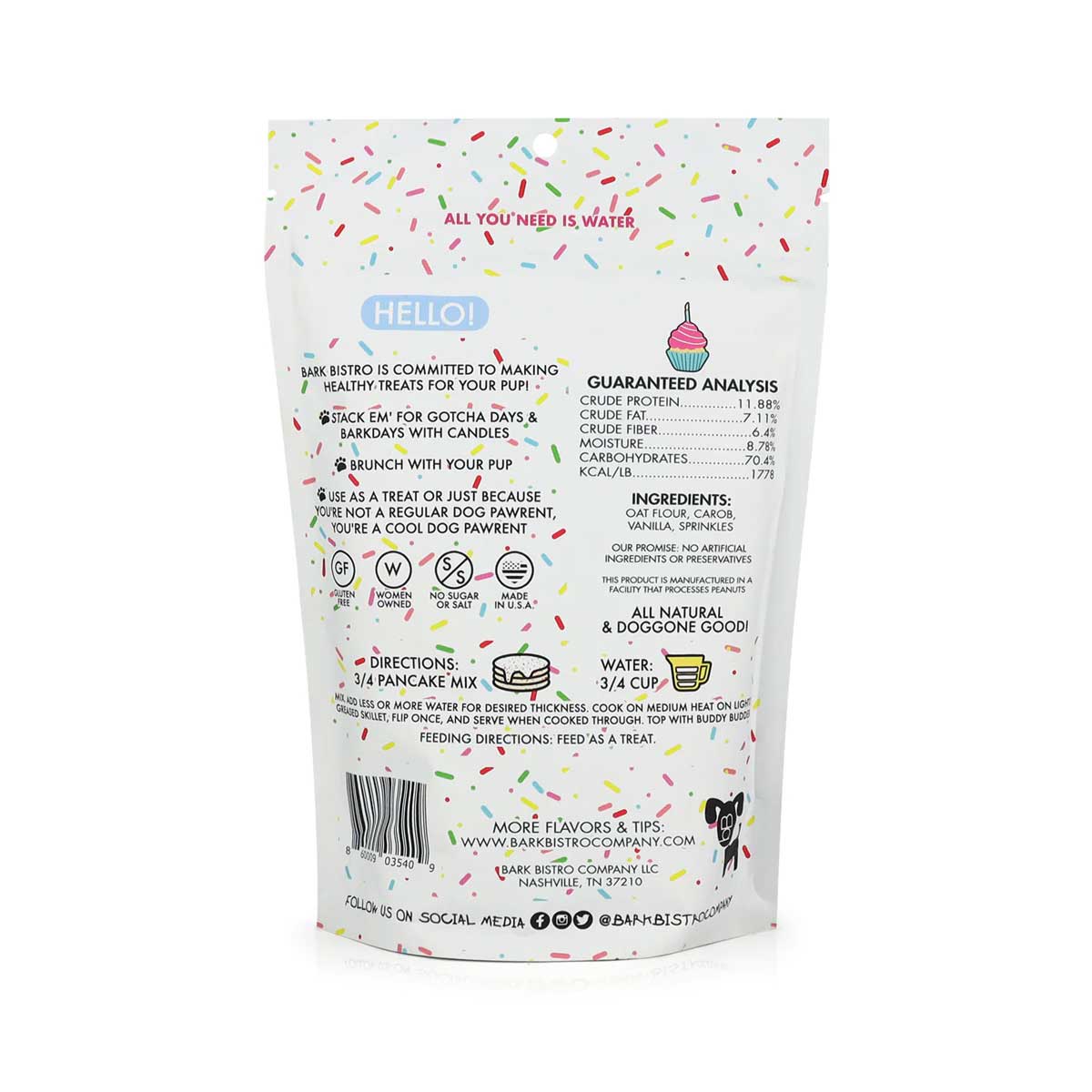 Pooch Birthday Bash Pancake Mix