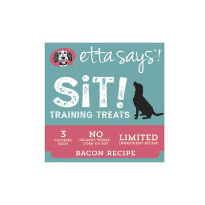 Etta Says! Sit! Training Treats Bacon Recipe
