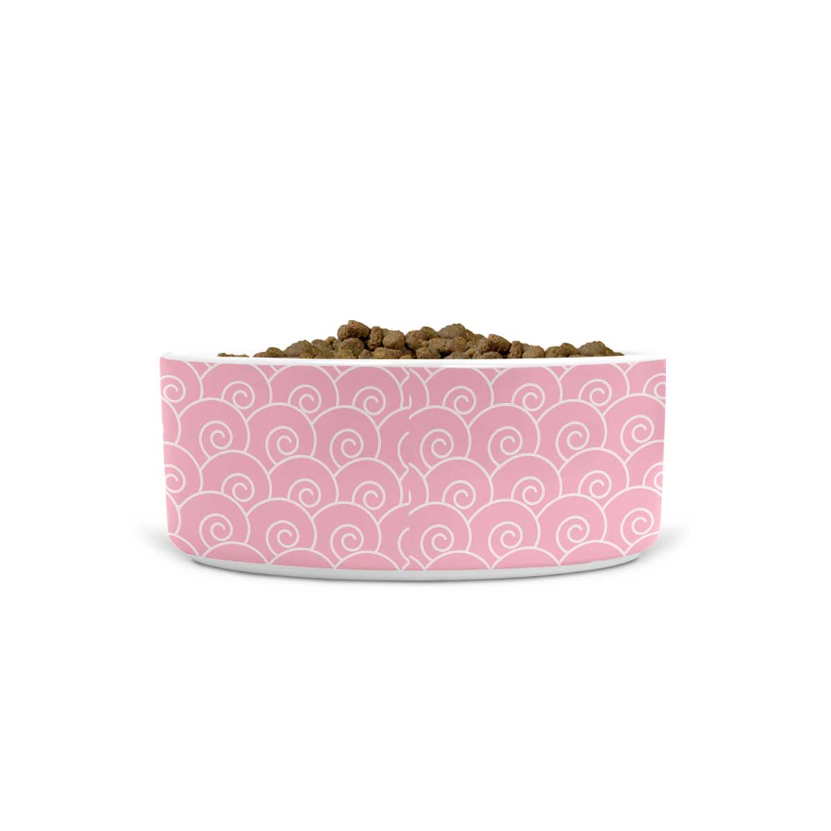 Pink Waves Ceramic Pet Bowls | Pawlicious & Company