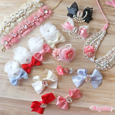 Olivia Dog Hair Clip in Pink | Pawlicious & Company