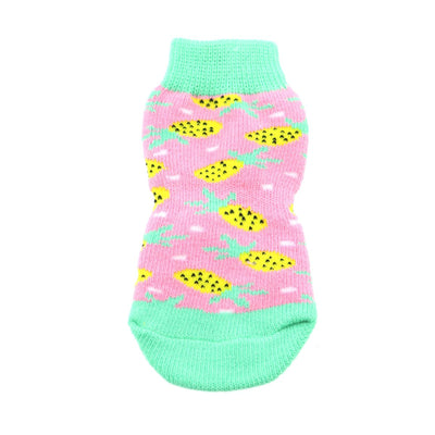 Pink Pineapple Pet Socks | Pawlicious & Company