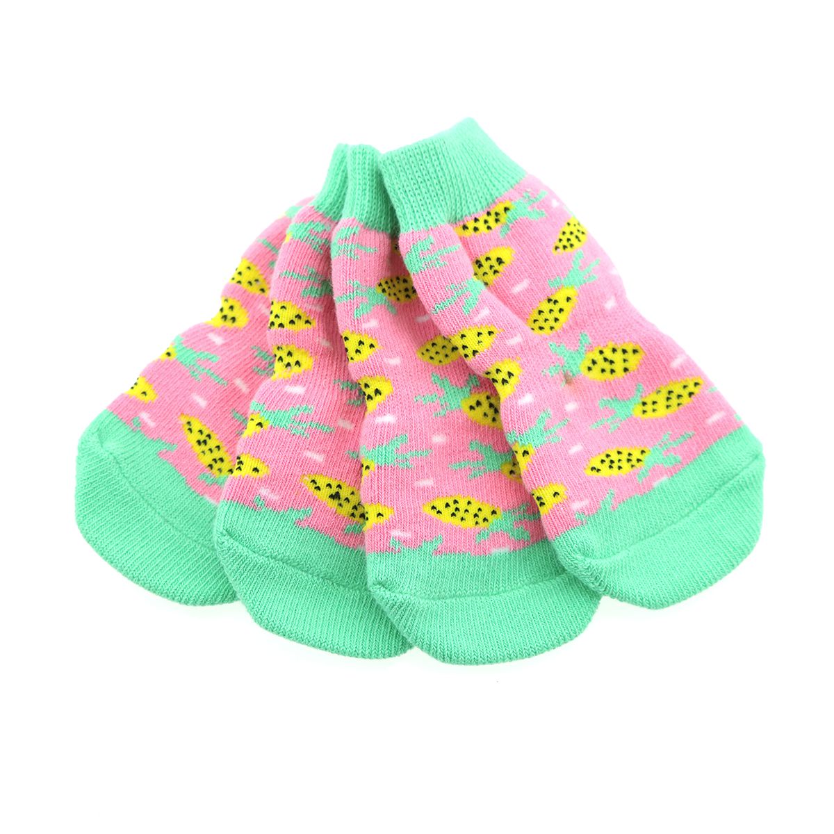 Pink Pineapple Pet Socks | Pawlicious & Company