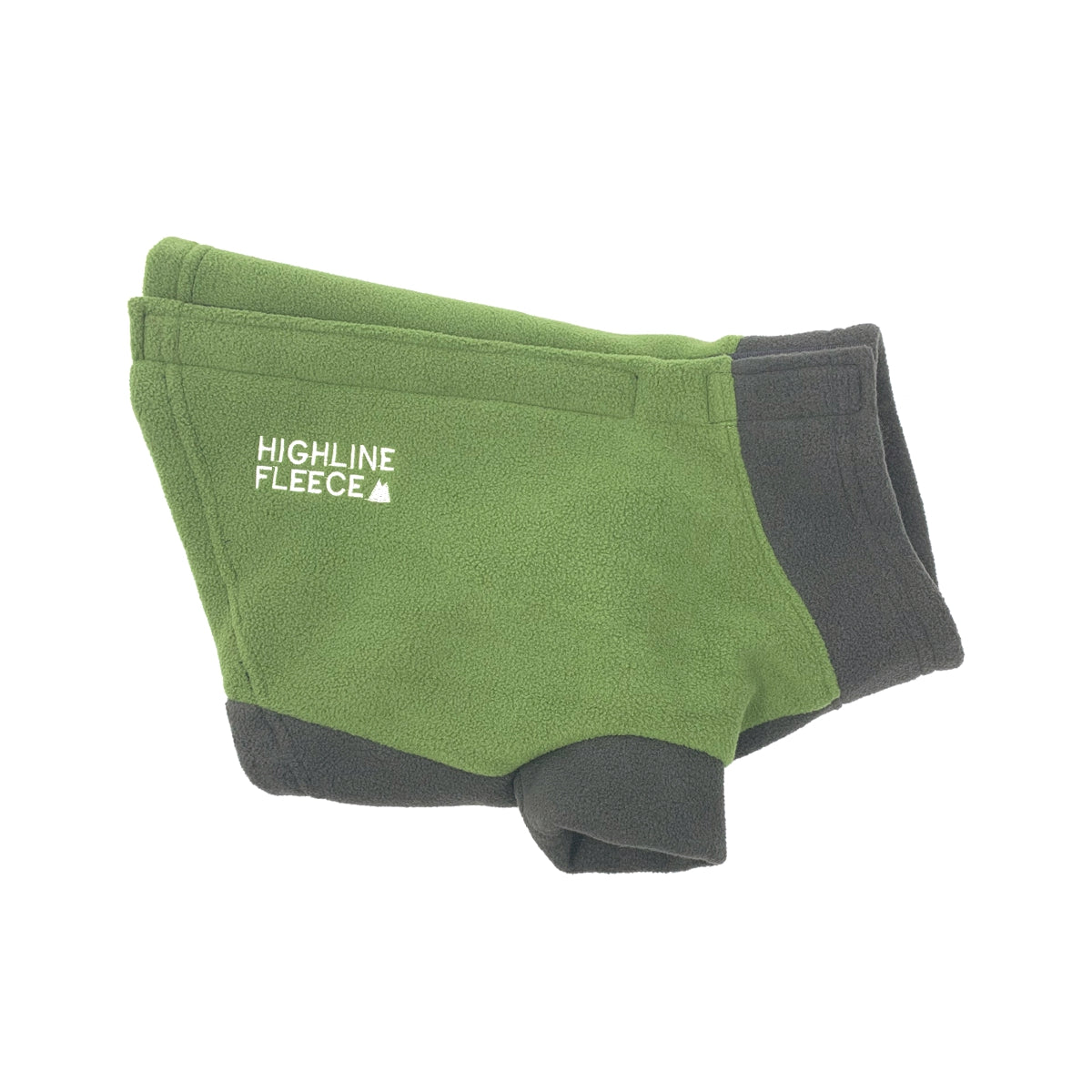 Highline Fleece Dog Coat - Two Tone Greens | Pawlicious & Company