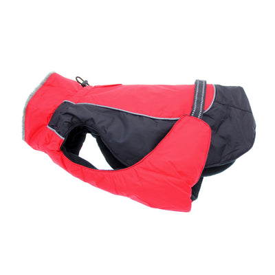 Alpine All-Weather Dog Coat - Red & Black | Pawlicious & Company