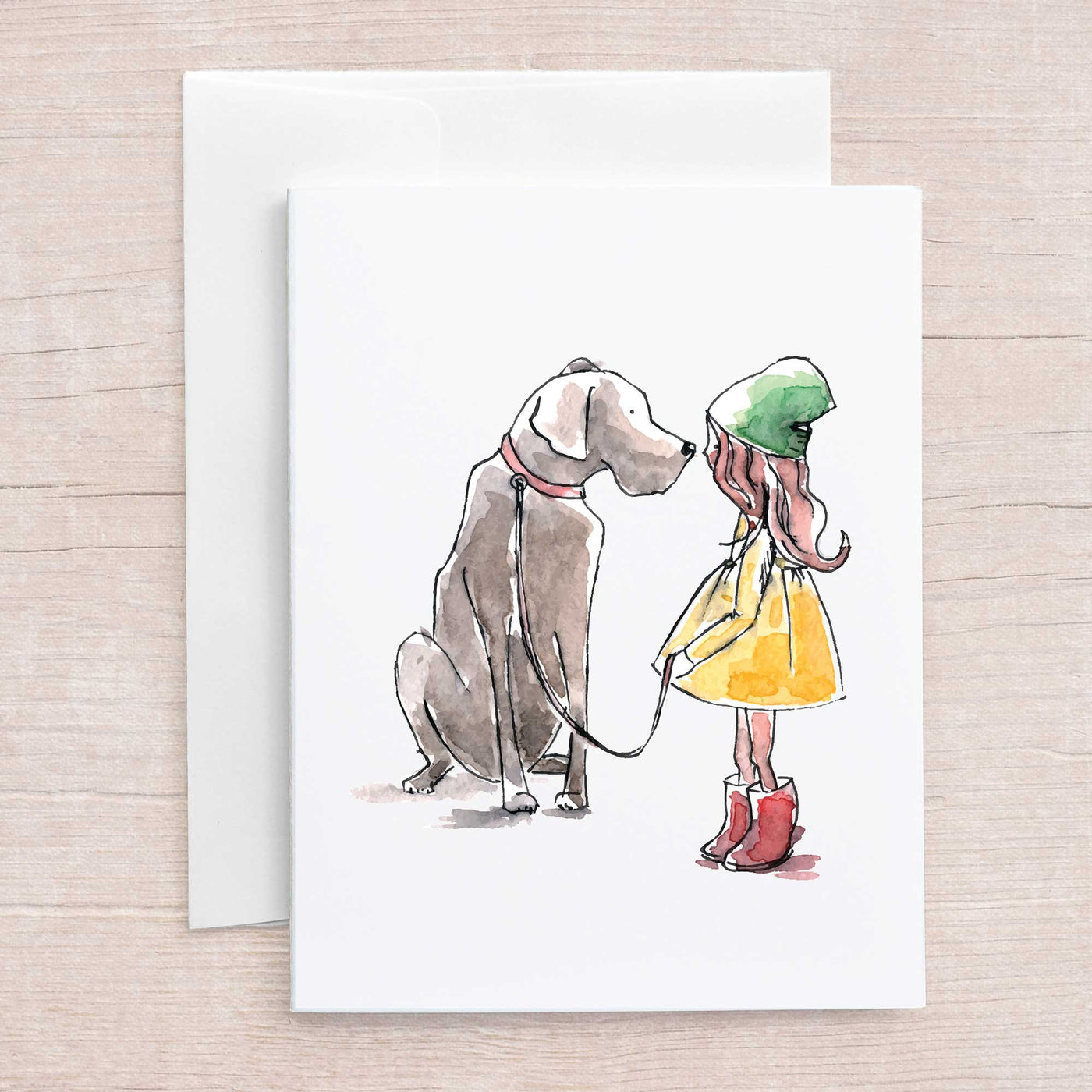 Blank Note Card Set - Girls and Dogs Assortment Set | Pawlicious & Company