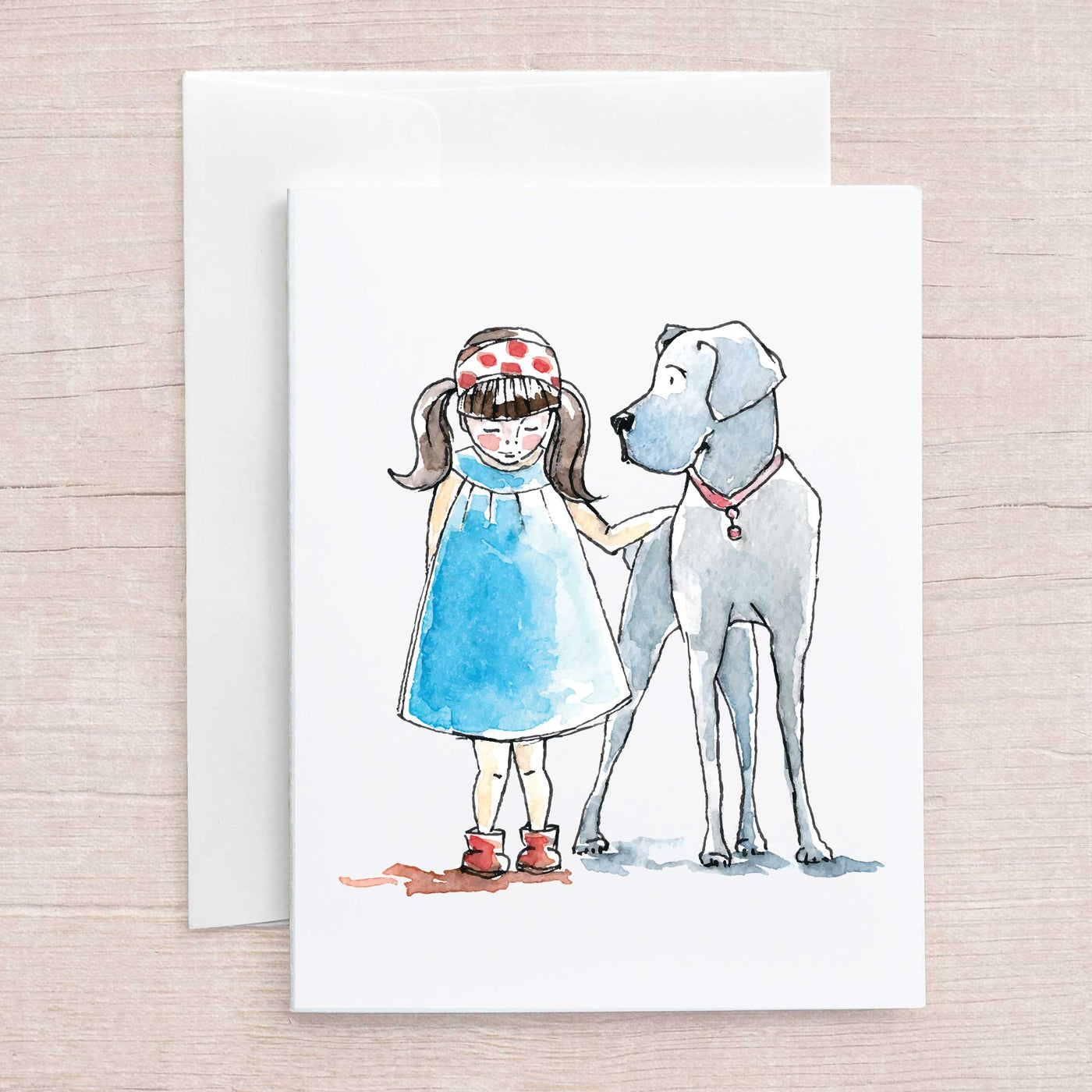 Blank Note Card Set - Girls and Dogs Assortment Set | Pawlicious & Company