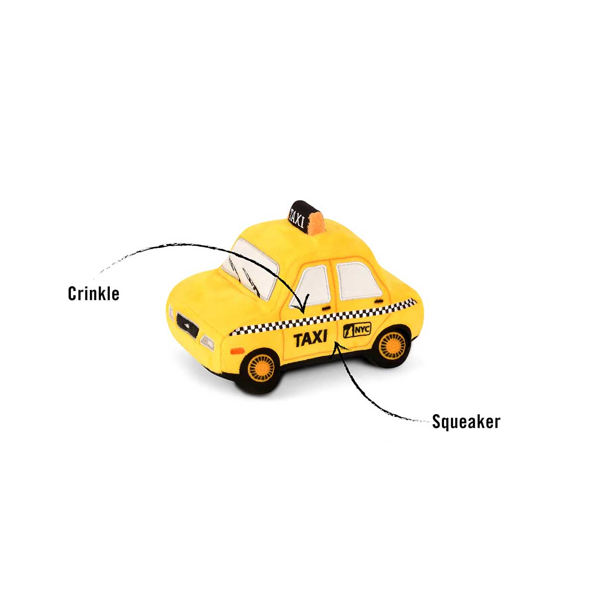 Canine Taxi Plush Dog Toy | Pawlicious & Company