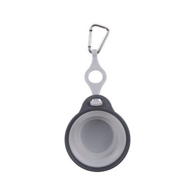 Collapsible Travel Attachable Cup in Gray | Pawlicious & Company