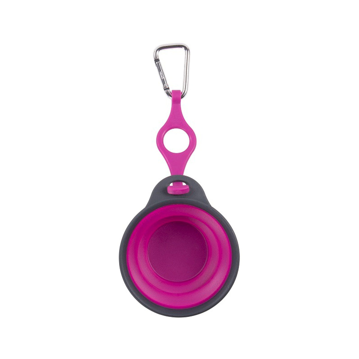Collapsible Travel Attachable Cup in Pink | Pawlicious & Company