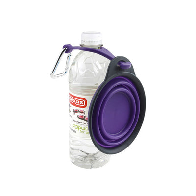 Collapsible Travel Attachable Cup in Blue | Pawlicious & Company