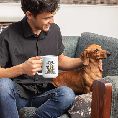Dogs Make Me Happy Humans Make My Head Hurt | Pawlicious & Company