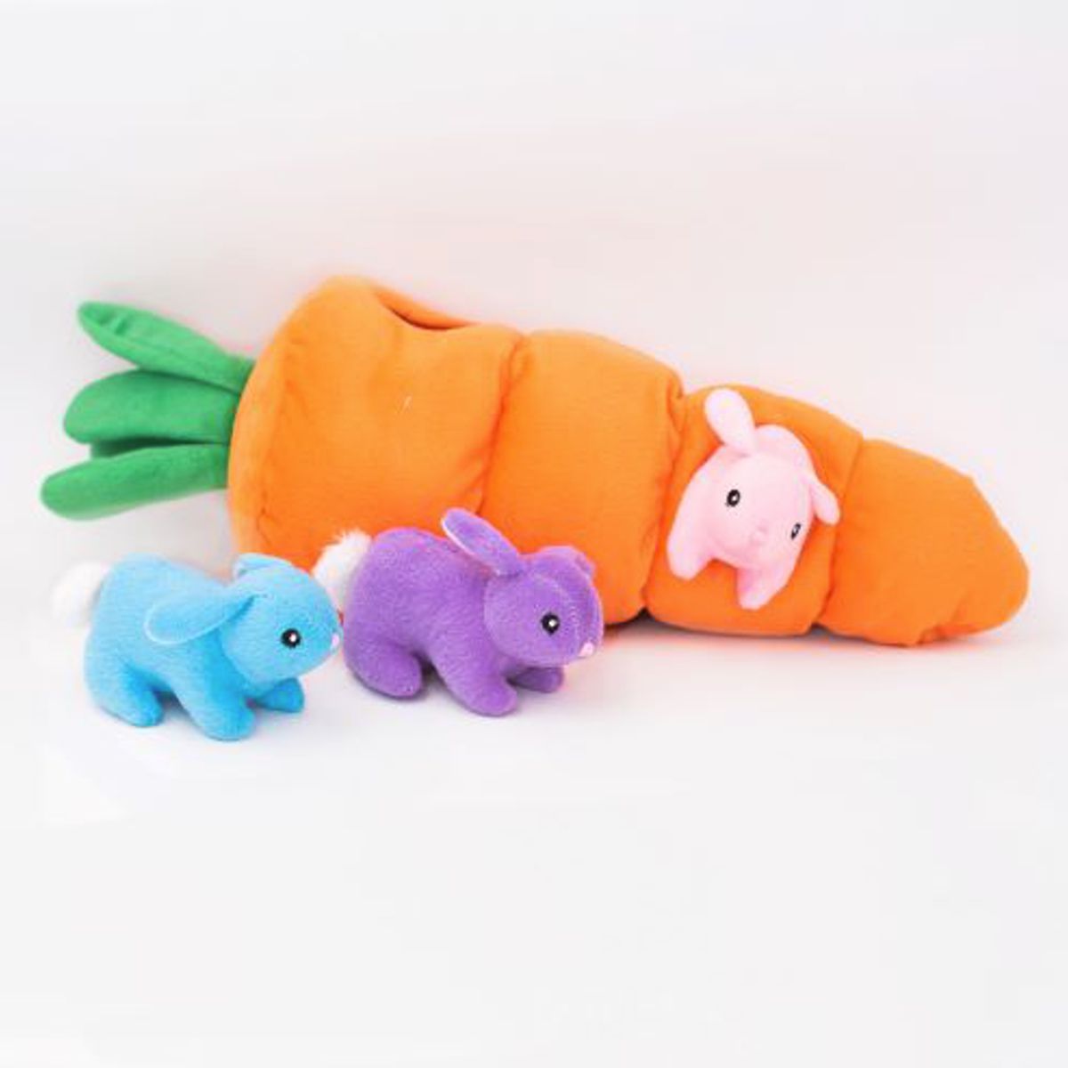 ZippyPaws Burrow Easter Carrot Interactive Dog Toy