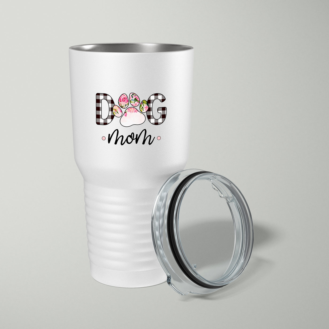 Stainless Steel Tumbler Floral Ombre Print 20 oz | Pawlicious & Company
