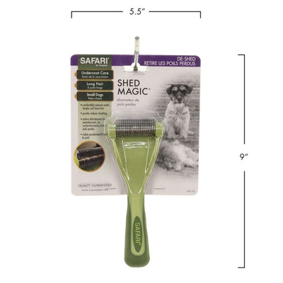 Safari® Shed Magic Med/Long Hair De-Shedding Tool | Pawlicious & Company