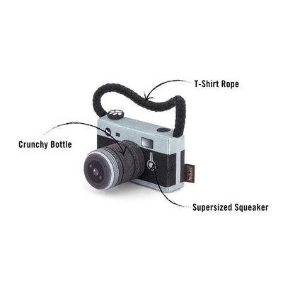 Globetrotter Lens Licker Camera Dog Toy | Pawlicious & Company