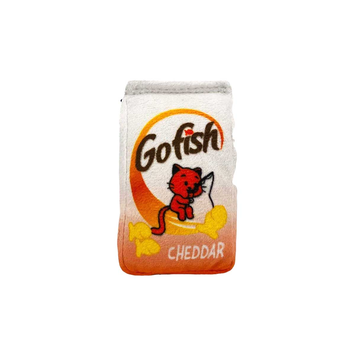 GoFish Cheddar Plush Catnip Toy