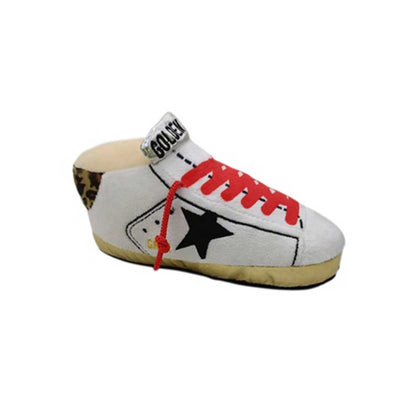 Golden Pooch Tennis Shoe Plush Toy | Pawlicious & Company