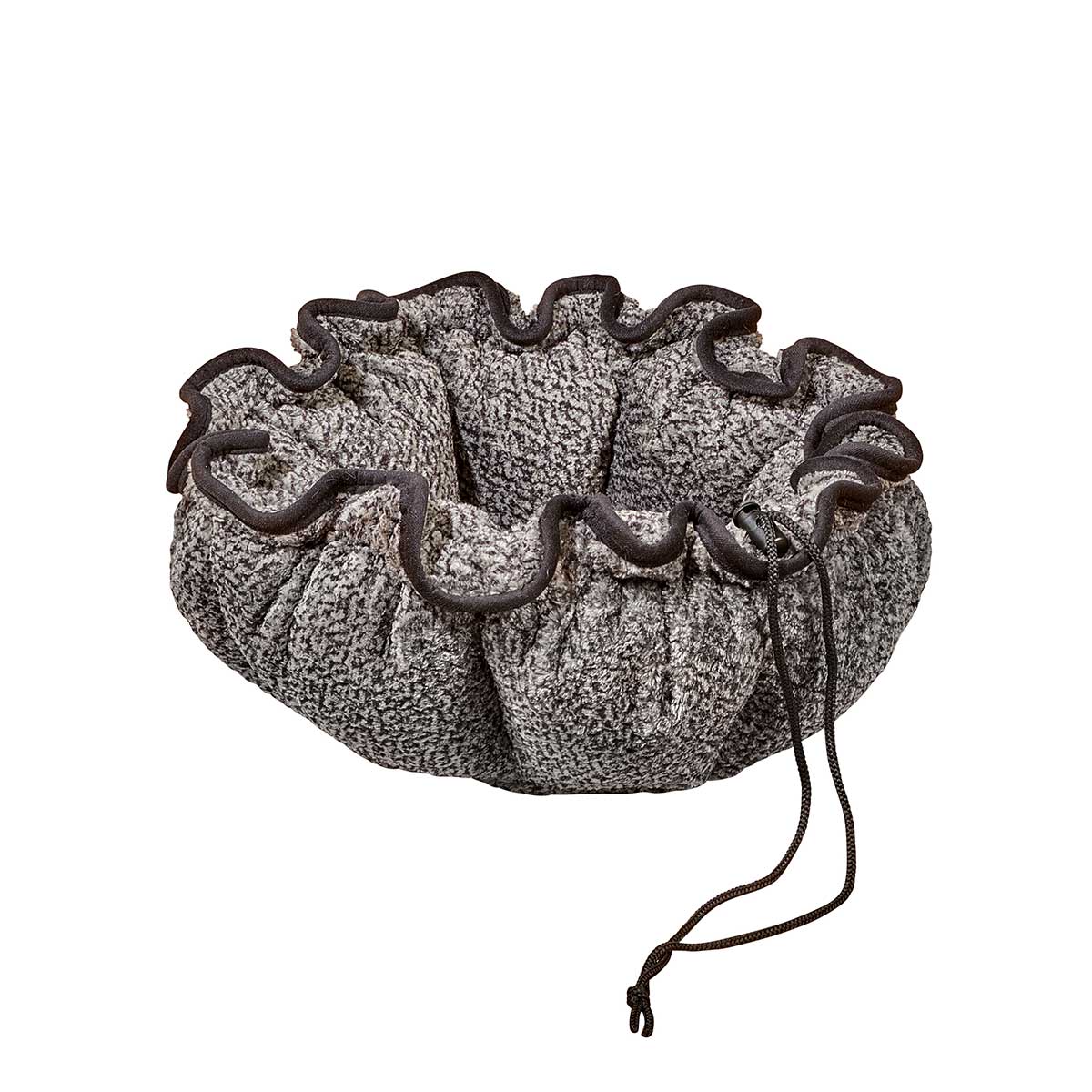 Buttercup Gray Owl Pet Bed