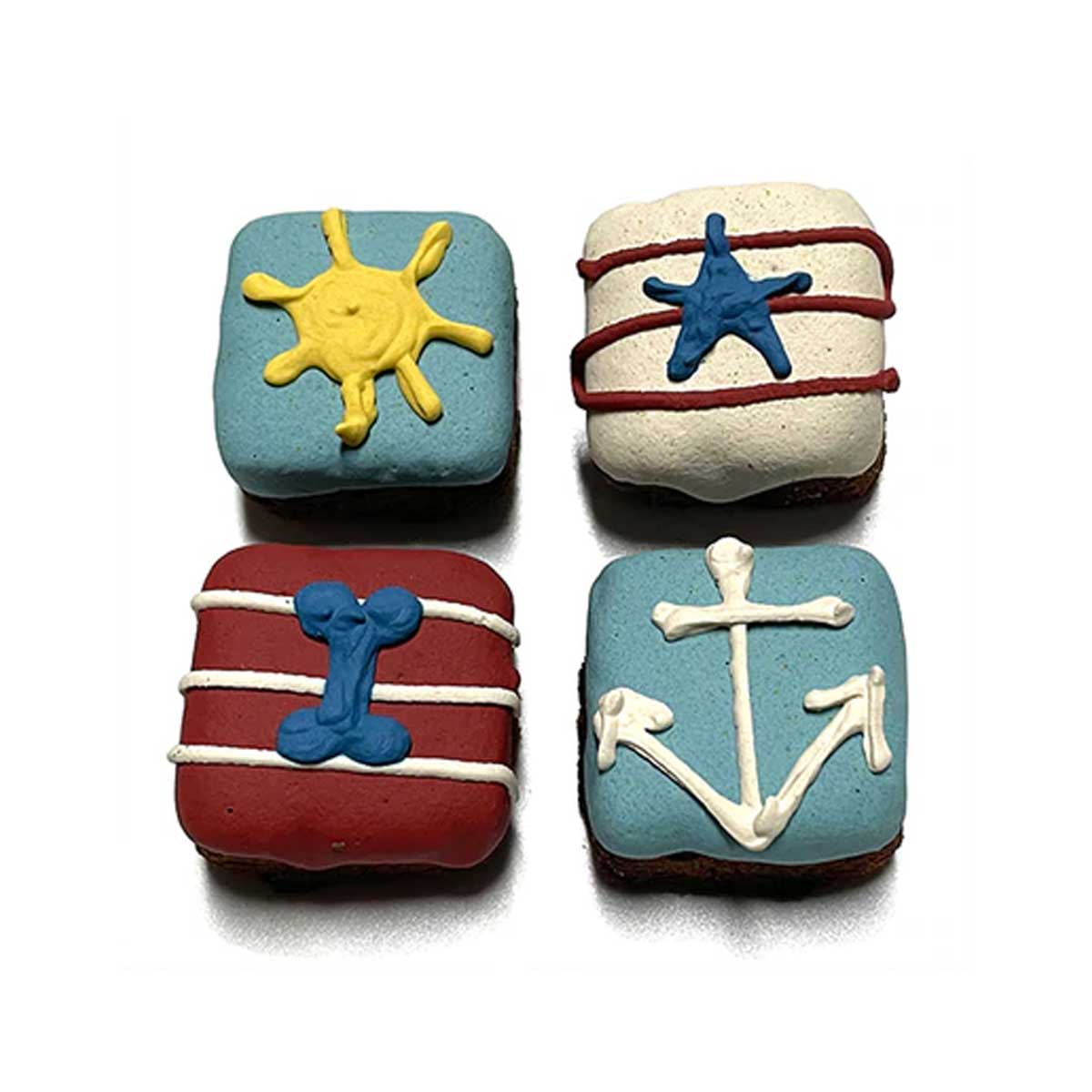 Nautical Brownie Bites in Gift Box | Pawlicious & Company