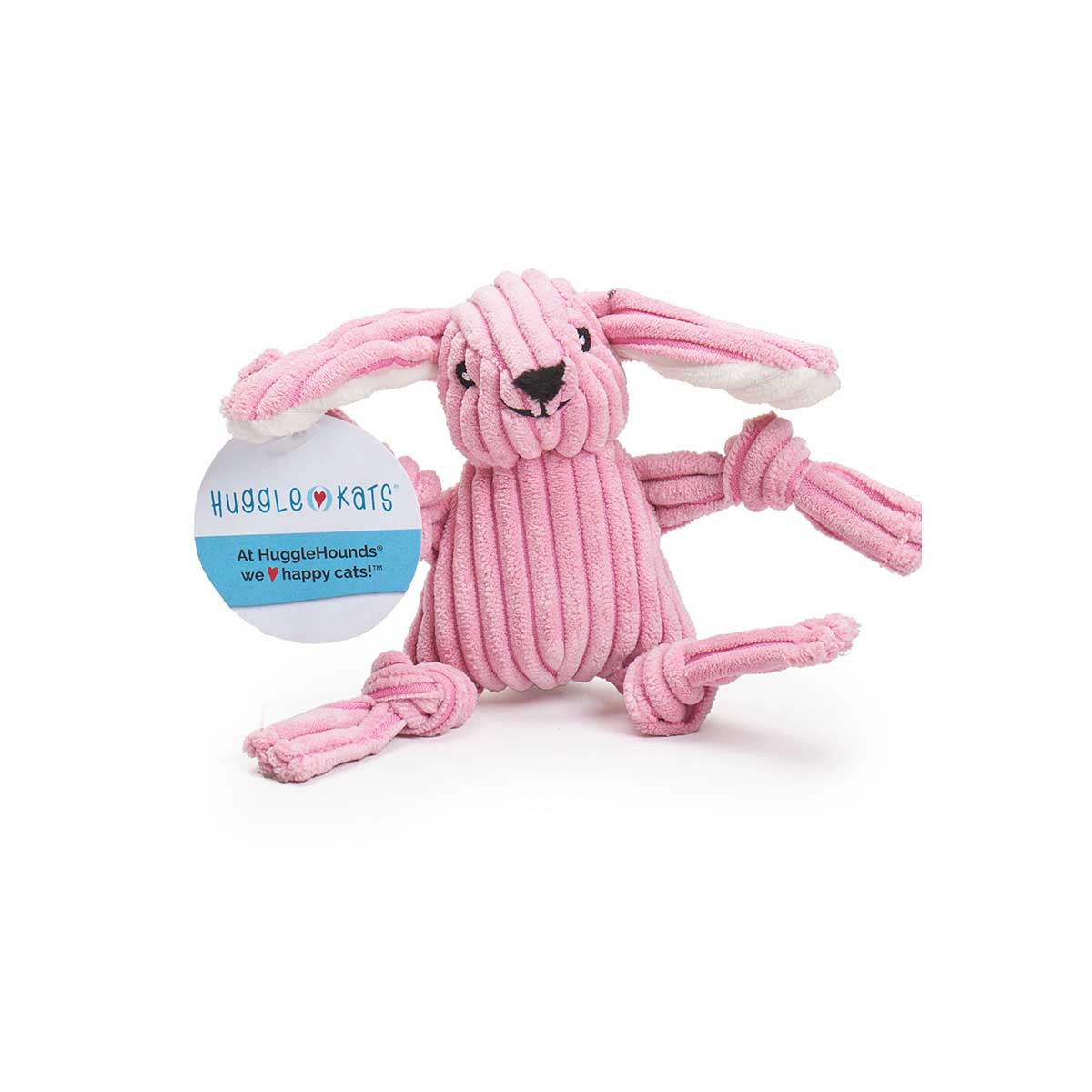 Pink Bunny Plush Catnip Toy | Pawlicious & Company
