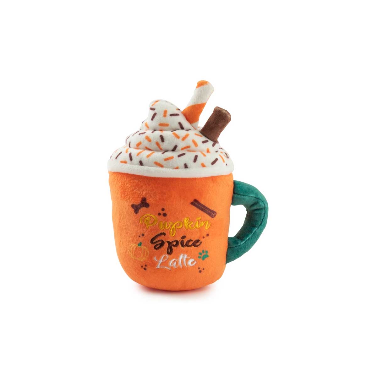 Pupkin Spice Latte Mug Plush Dog Toy | Pawlicious & Company