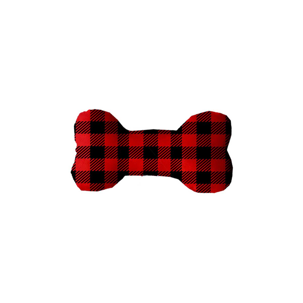 Red Buffalo Check Plush Minky Dog Toy | Pawlicious & Company
