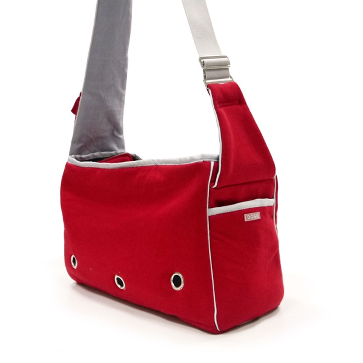 Boxy Messenger Bag in Red | Pawlicious & Company
