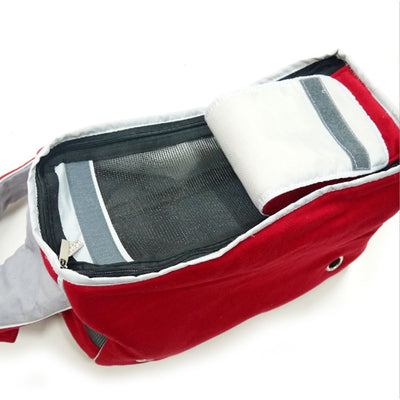 Boxy Messenger Bag in Red | Pawlicious & Company