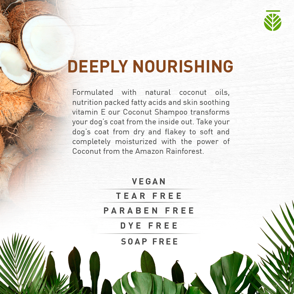 Amazonia Coconut Vegan & Natural Pet Shampoo | Pawlicious & Company
