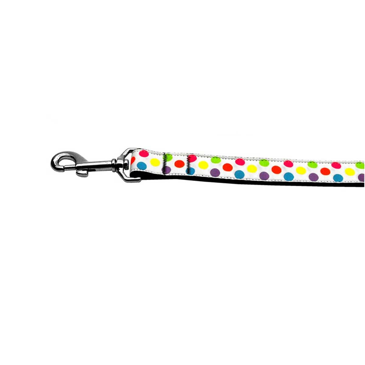 White Multi-Dot 6 Ft Leash | Pawlicious & Company