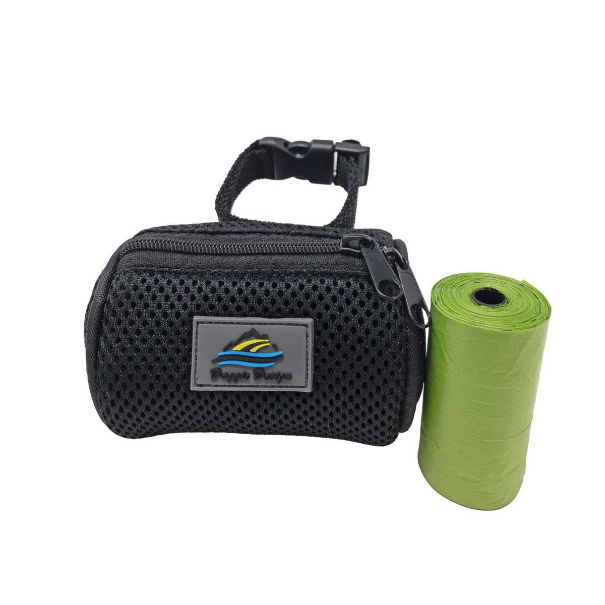 American River Waste Bag Holder in Black | Pawlicious & Company