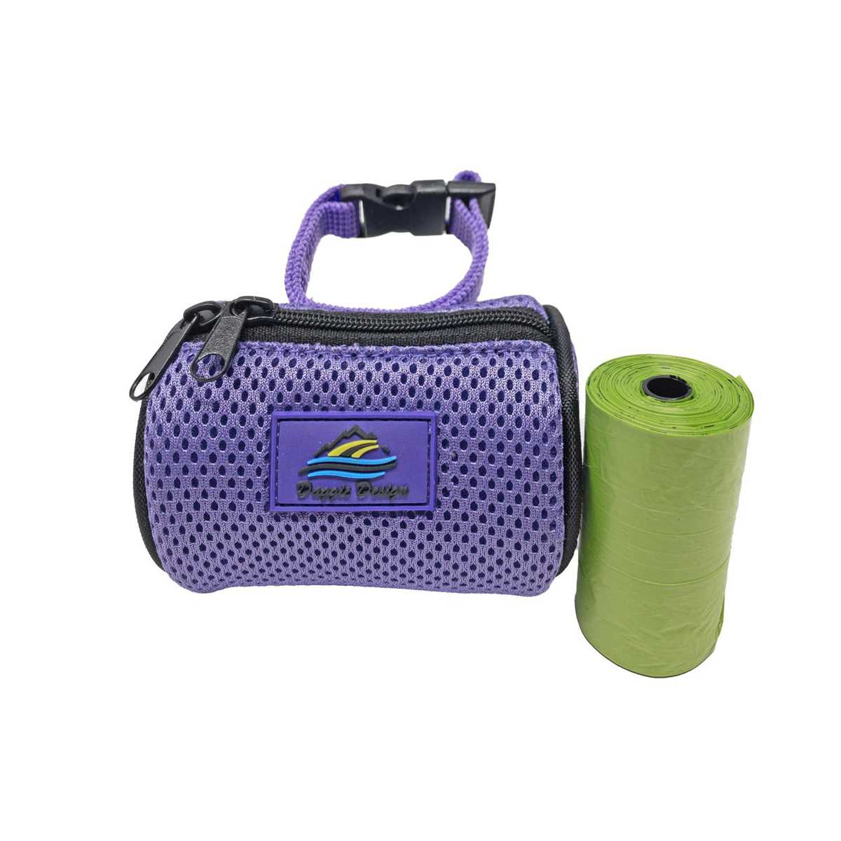 American River Waste Bag Holder in Paisley Purple | Pawlicious & Company