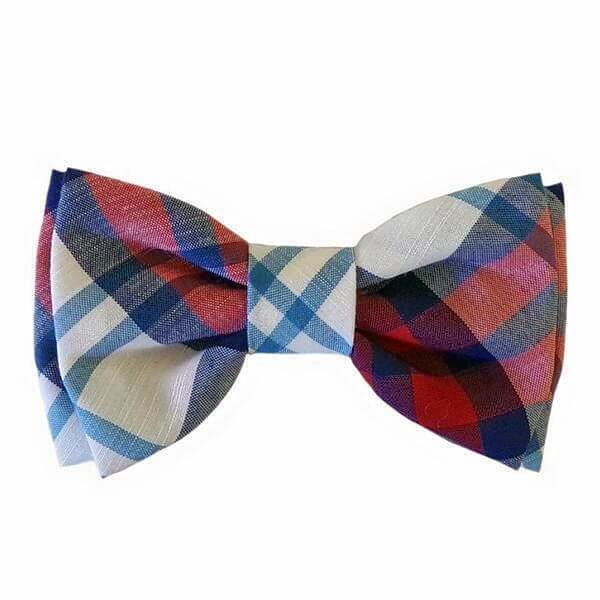 Americana Madreas Dog Collar Bow Tie | Pawlicious & Company