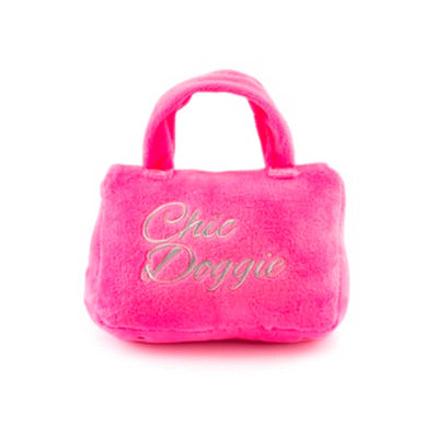 Chic Doggie Pink Barkin Handbag Plush Toy | Pawlicious & Company