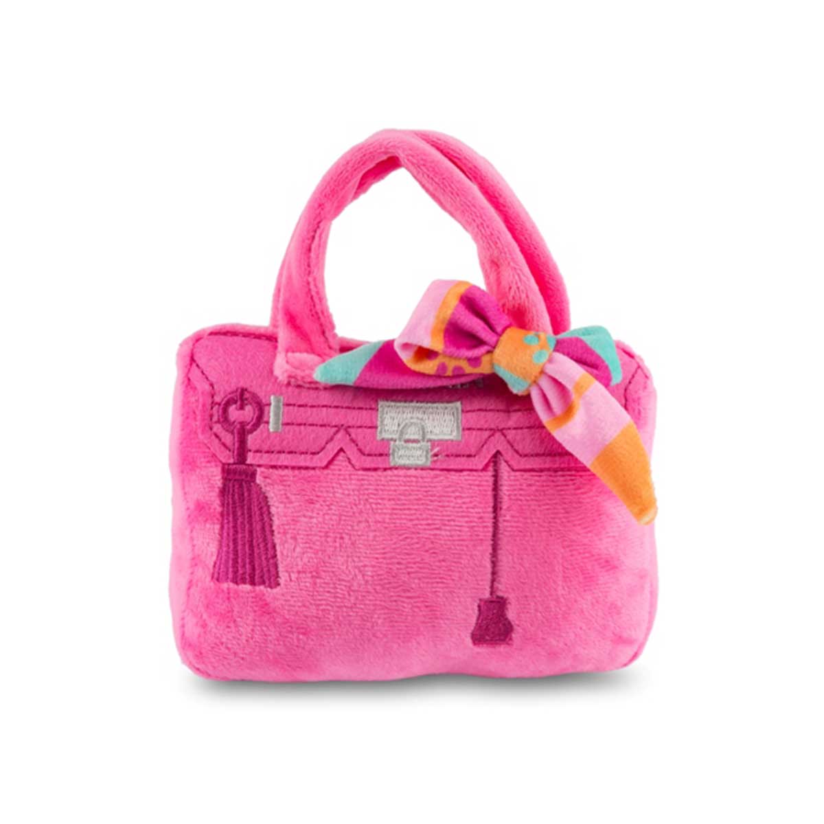 Chic Doggie Pink Barkin Handbag Plush Toy | Pawlicious & Company