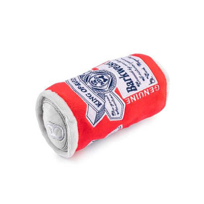 Barkweiser Beer Can Plush Dog Toy | Pawlicious & Company