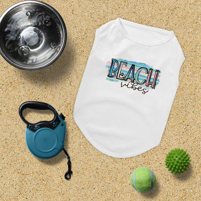 Beach Vibes Boys Tones Pet Tee Shirt | Pawlicious & Company