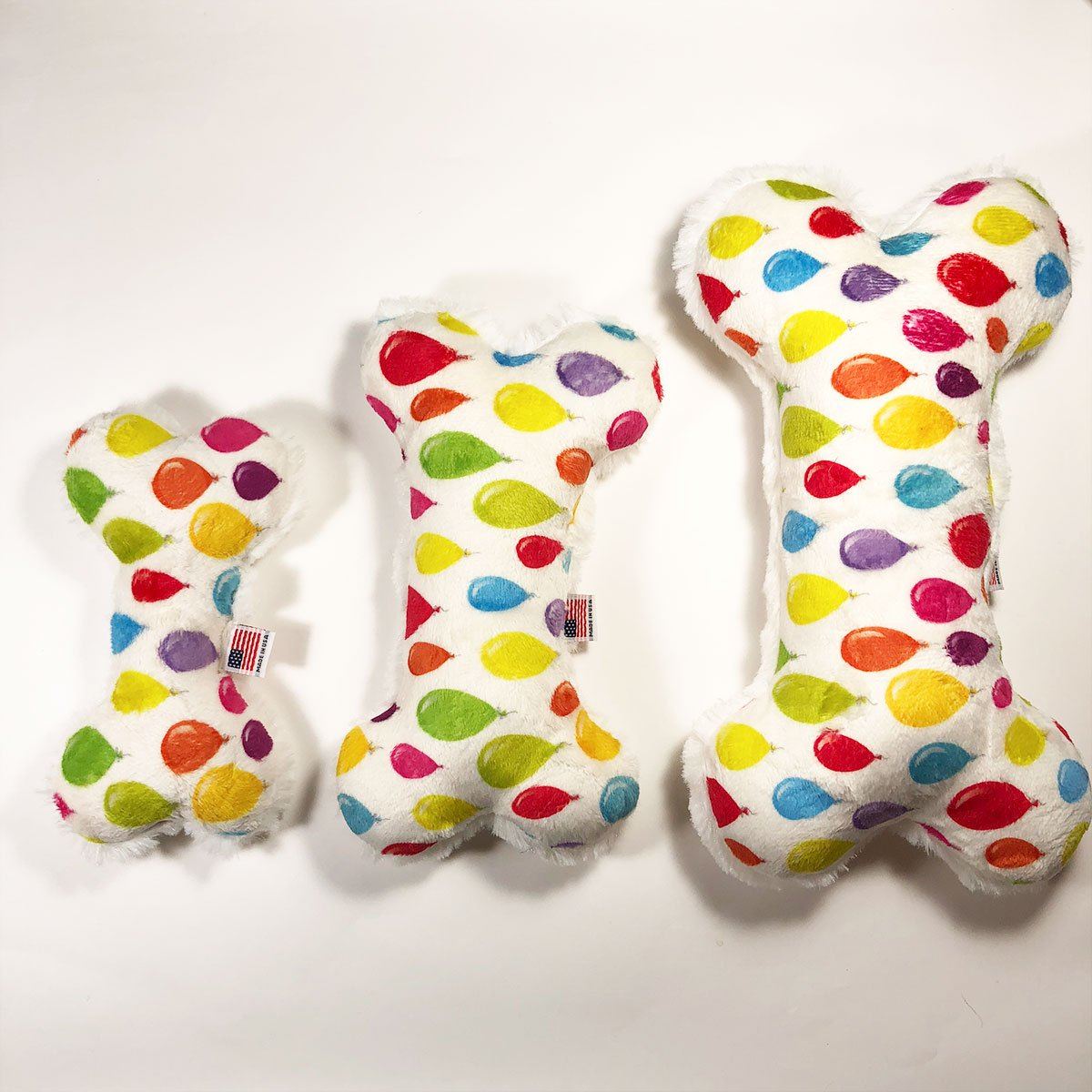 Birthday Balloons Bone Shaped Dog Toy | Pawlicious & Company
