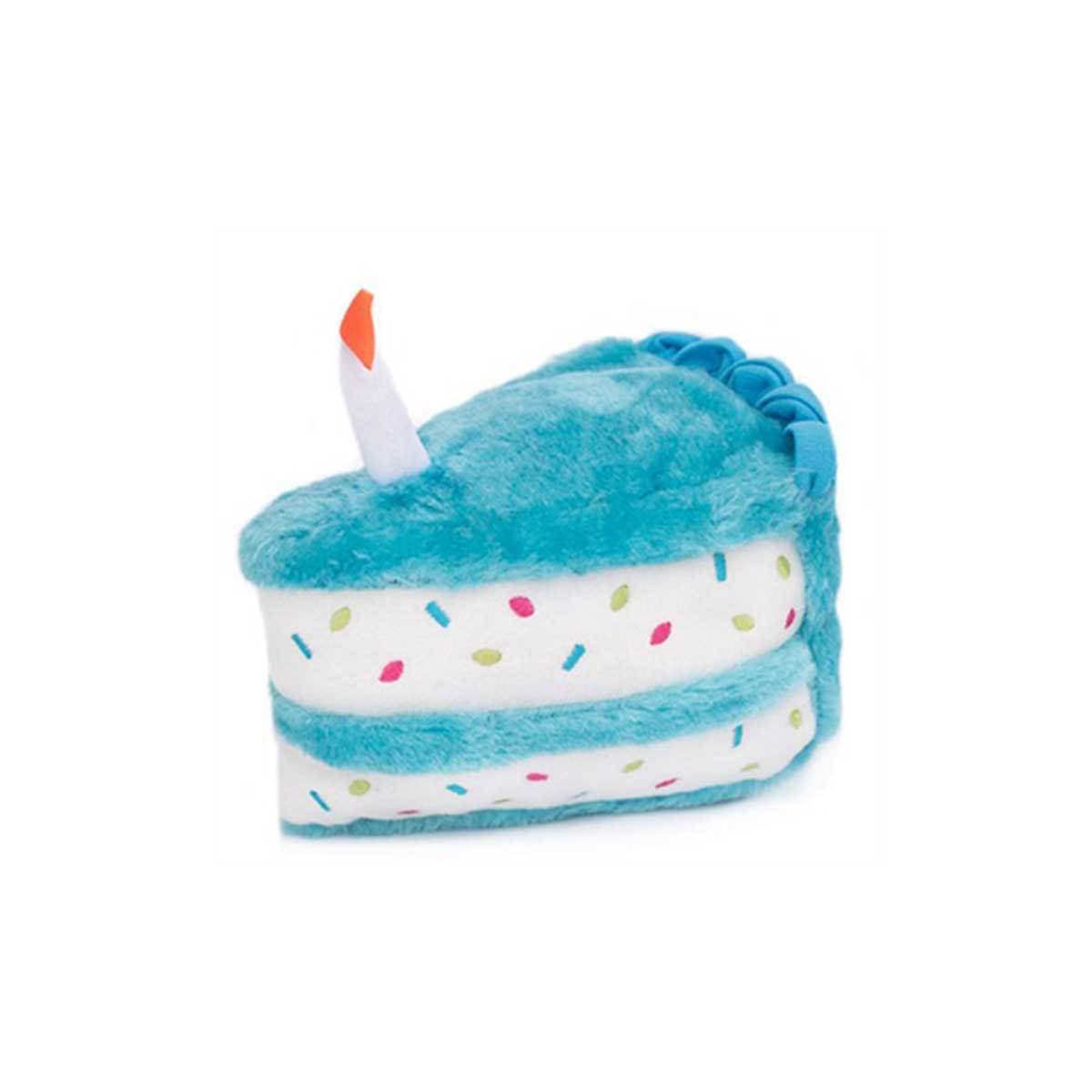 Birthday Cake Dog Toy in Blue | Pawlicious & Company