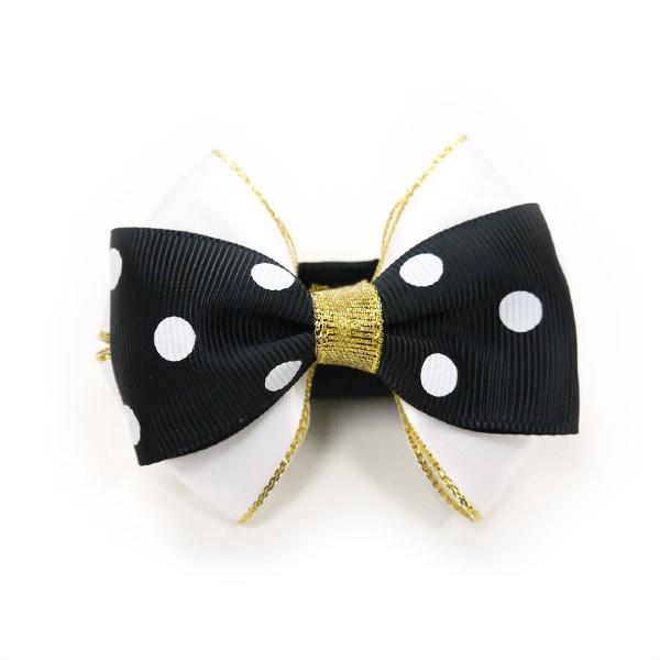 Black Celebration Dog Collar Bow Tie | Pawlicious & Company