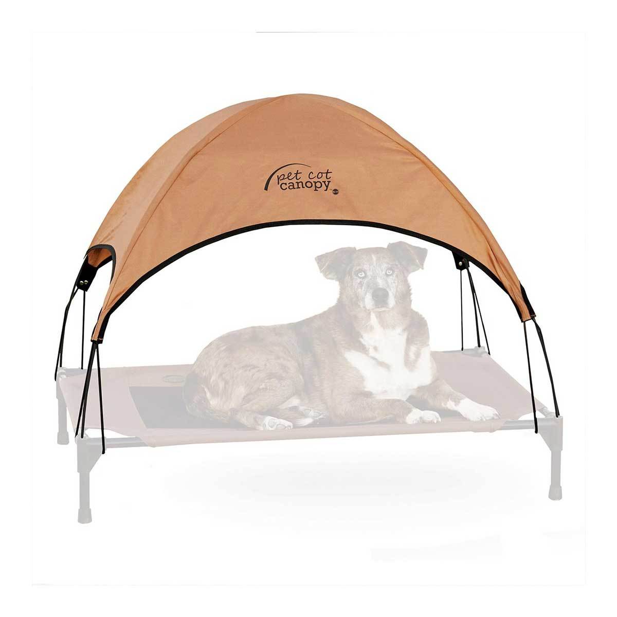 Brown Dog Cot Canopy for Large Cots | Pawlicious & Company
