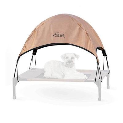 Brown Dog Cot Canopy for Medium Cots | Pawlicious & Company