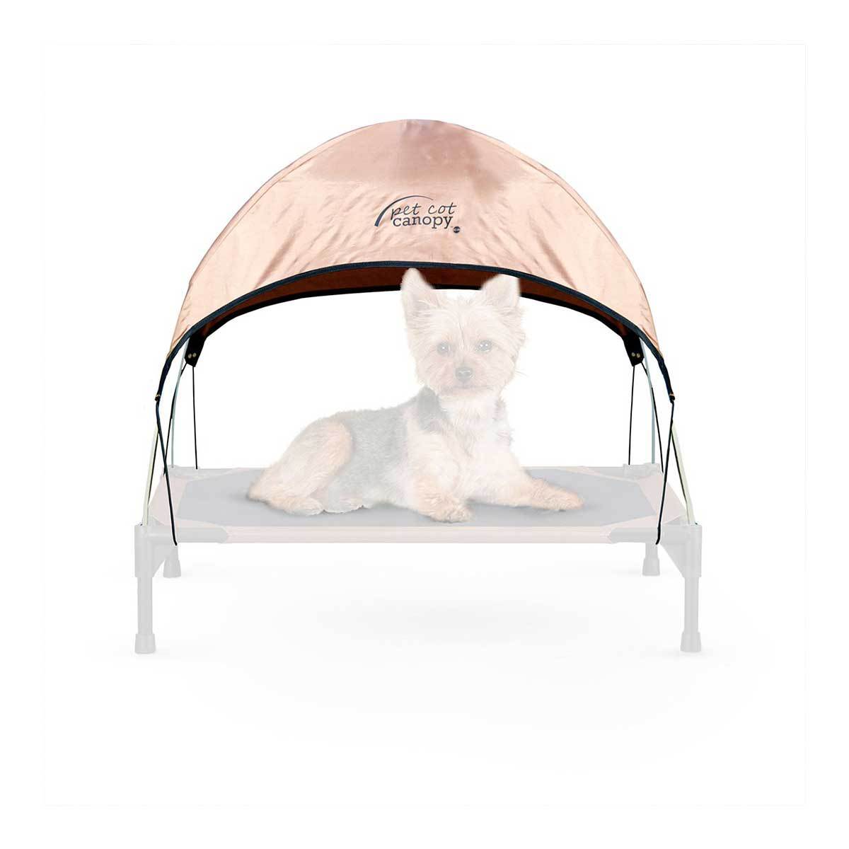 Brown Dog Cot Canopy for Small Cots | Pawlicious & Company