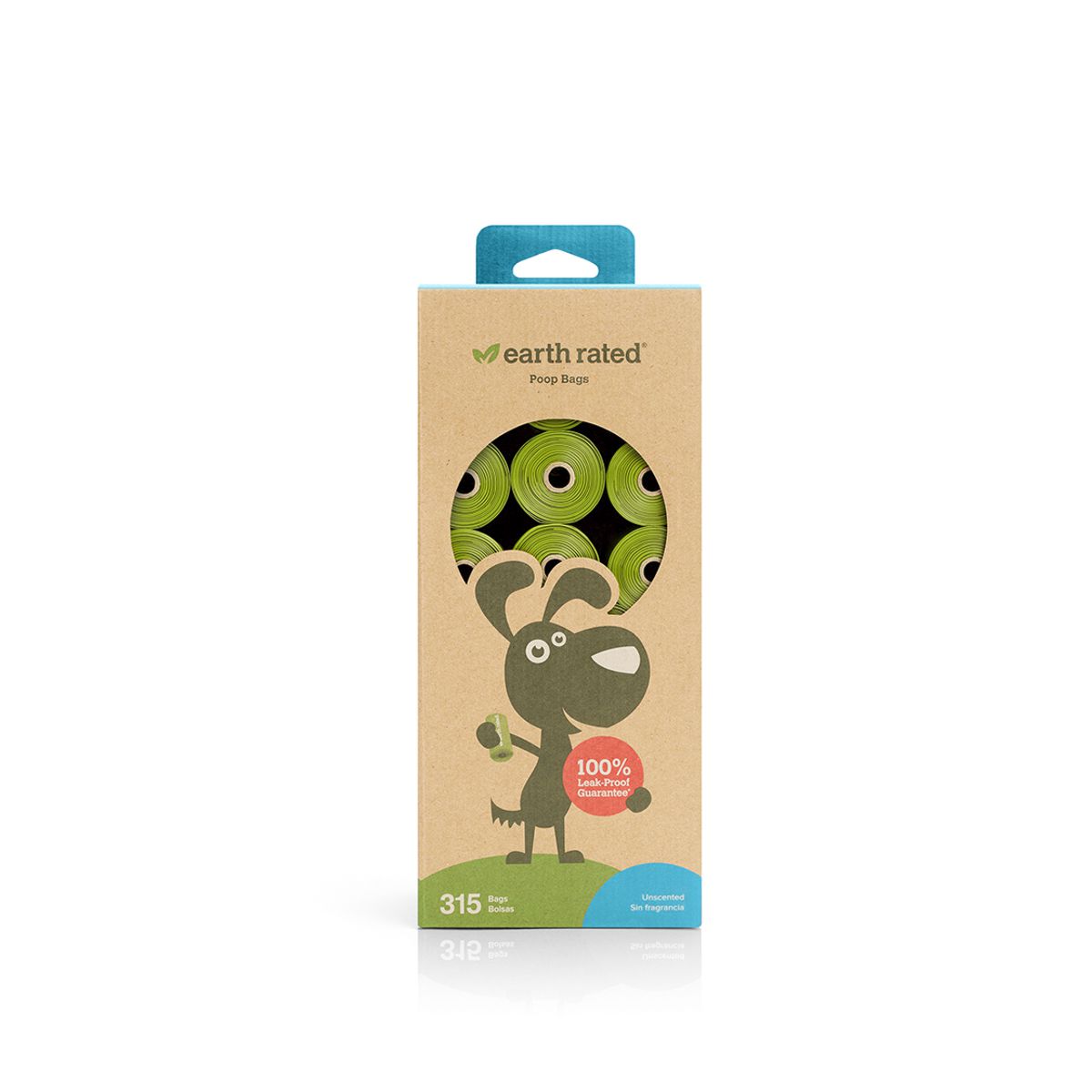 Earth Rated Waste Bags 21 Refill Rolls, Unscented | Pawlicious & Company