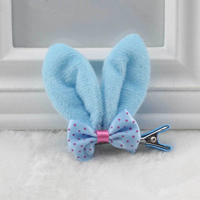 Bunny Ear Clip-On in Blue | Pawlicious & Company