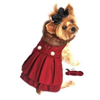 Burgundy Wool Harness Coat | Pawlicious & Company