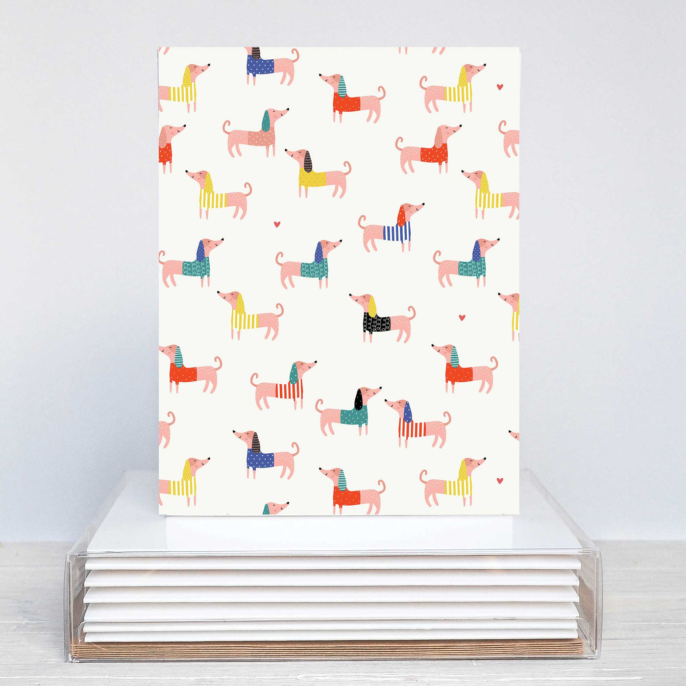 Blank Note Card Set - Dachshunds | Pawlicious & Company