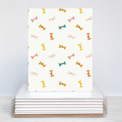 Blank Note Card Set - Pretty Bones | Pawlicious & Company
